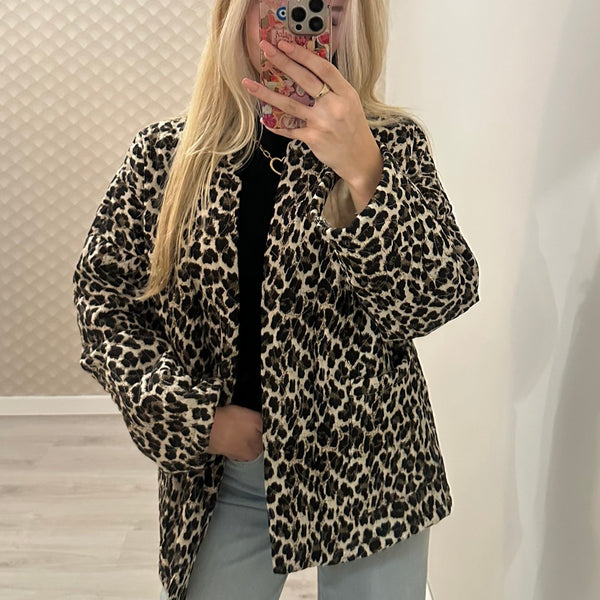 Panterprint jasje - Annefleur kleding