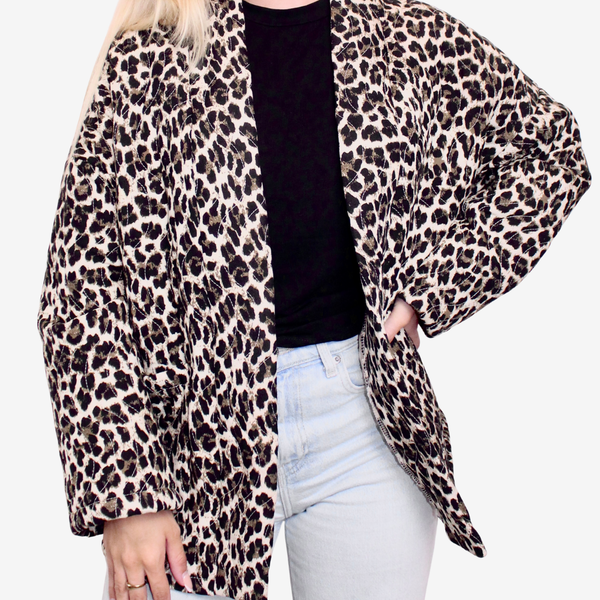 Panterprint jasje - Annefleur kleding