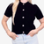 Meike top - Zwart