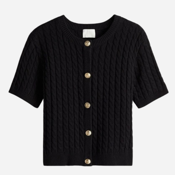 Meike top - Zwart
