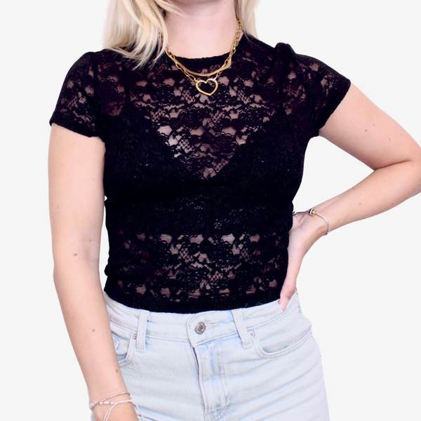 Femke top zwart