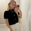 Meike top - Zwart